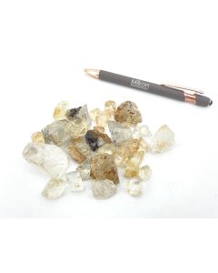 Topaz; crystal pieces, loose, Spitzkoppe, Namibia; 100 g