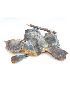 Jasper; blue, Java, Indonesia; 100 kg