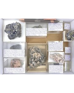 Mixed minerals; South America, K.-H. thousand collection; 1 flat
