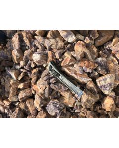 Amethyst (Chevron), rough, Zambia 1 kg