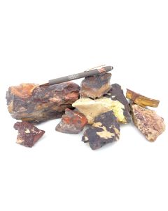 Pyrophyllite, hard soap stone; multicolour, Namibia; 1 kg
