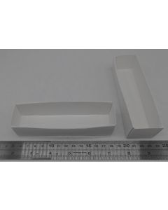 Specimen Fold Up Boxes SB 20; 5.25 x 1.2  x 1.2 inch (130 x 30 x 35 mm); 1600 pcs, fit 20 per flat