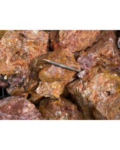 Jasper; red-multicolored, textured, drusy, mixed, Indonesia; 100 kg