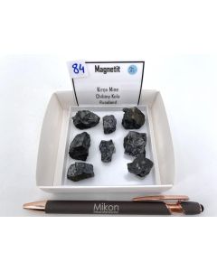 Magnetite xls; Kirov Mine, Chibiny Kola, Russia; 8 x Min
