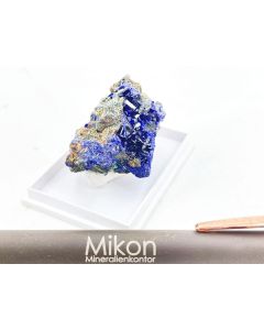 Azurite xls; Khusib Spring, Otavi, Namibia; Min