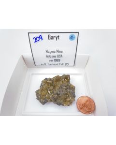 Baryte xls; Magma Mine, Arizona, USA; Gerd Tremmel collection; Min (209)