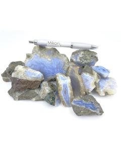 Layer Agate "Blue Lace"; Jombo, Malawi; 100 g