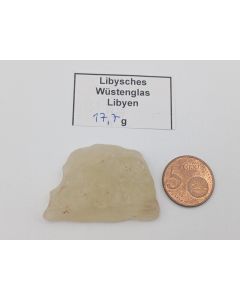 Lybian Desert Glas (Tektite); Libya, piece 4,5 cm; 17,7g