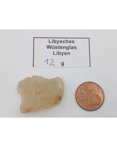 Lybian Desert Glas (Tektite); Libya, piece 3 cm; 12g