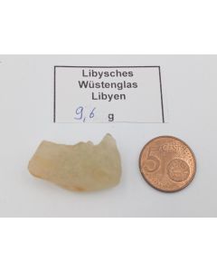 Lybian Desert Glas (Tektite); Libya, piece 3 cm; 9,6g