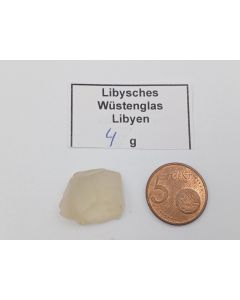 Lybian Desert Glas (Tektite); Libya, piece 2,4 cm; 4g