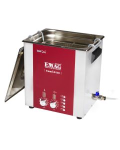 EMMI D 130 digital, ultrasonic cleaner with stainless steel tank, with drain valve (Made in Germany!)