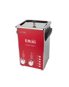 EMMI D 25+ ultrasonic cleaner in stainless steel (Made in Germany!)