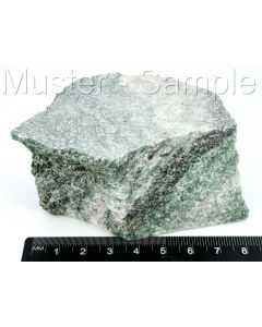 Fuchsite (in Granite); Norway; Scab