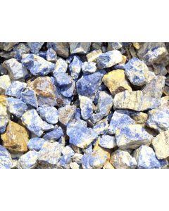 Sodalite (partly UV!); Bolivia; 100 kg