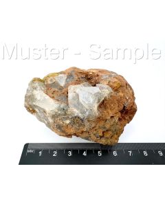 Quartz (with very fine actinolite inclusions), Itremo, Madagascar, Scab