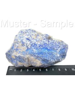Lazurite, Lapis Lazuli; Sar-e-Sang, Afghanistan; Scab
