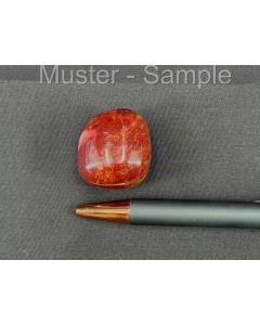 Jasper, red; tumbled stones, Indonesia; 1 piece