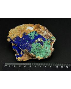 Azurite xls, Malachite; Morocco; 340 g; Scab; unique piece