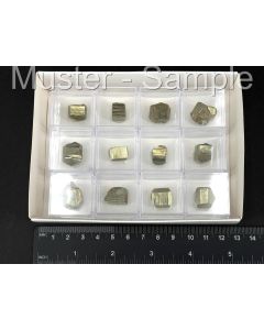 Pyrite xls; Ambas Aquas, Spain; MM; 1 lot with 12 pieces