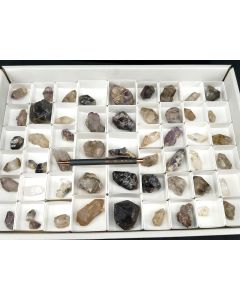 Amethyst, Rock Crystal xls/xl; Namibia; 1 flat; unique