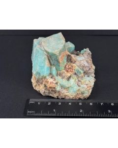 Amazonite xls; Crystal Peak, CO, USA; Min; unique piece
