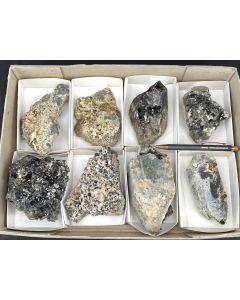 Aegirine, Feldspar xls; Mt. Malosa, Zomba, Malawi; 1 unique flat 