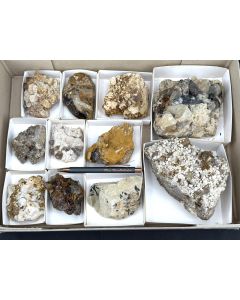 Feldspar, Smoky Quartz, Aegirine xls; Mt. Malosa, Zomba, Malawi; 1 unique flat