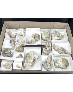 Junitoite xls, Sauconite; Christmas Mine, AZ, USA; 1 unique flat