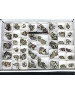 Moonstone crystals (oligoclase) on matrix; St. Eulalia, Chihuahua, Mexico; 1 flat; unique