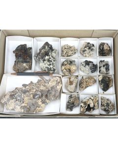 Aegirine, Quartz, Feldspar xls; Mt. Malosa, Zomba, Malawi; 1 unique flat