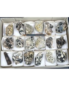 Zircon, Pyrochlore, Xenotime etc. xls.; on matrix; Mt. Malosa, Zomba, Malawi; 1 flat, unique