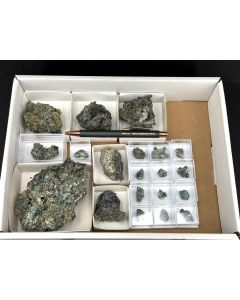 Borcarite xls; Charcas, S.L.P., Mexico; 1 lot with 20 pieces, unique 