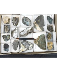 Mixed minerals; Sangerhausen, Mansfeld, Germany; 1 flat; unique