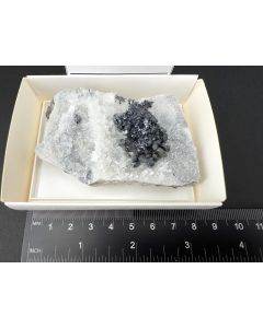 Acanthite xls; Rajas Mine, Mexico; Scab; unique piece