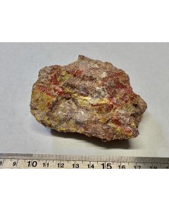 Phoenicochroite (xln); Potter Cramer mine, Wickenburg, AZ, USA; Scab; unique piece.