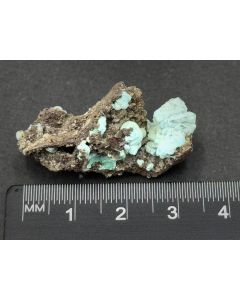 Azurite pseudomorph after Rosasite xls; Silver Bill Mine, AZ, USA; Min.; unique piece
