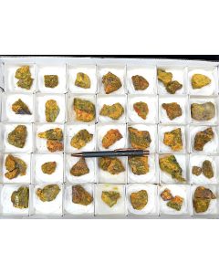 Getchellite, Orpiment; Getchell Mine, Nevada, USA; 1 unique flat