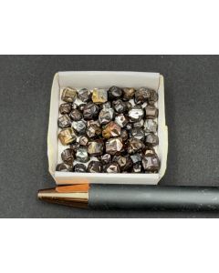 Pyrite xls, "Iron Cross" twins; Extertal, Lippe, Germany; 1 unique lot