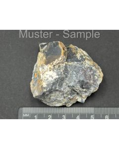 Pierrotite, Weissbergite, thallium minerals; Lookout Pass, Utah, USA; Scab