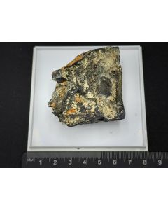 Beraunite xls, Ferristrunzite xls; Blaton, Belgium; Min; unique piece
