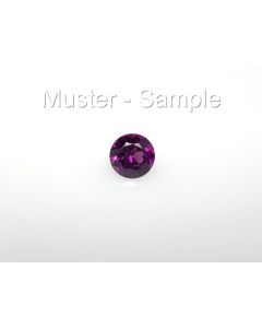 Rhodolite faceted; 5 mm; India; 1 piece
