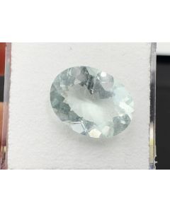 Aquamarine faceted; 11 × 14 mm; Madagascar; 1 unique piece
