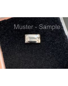 Tourmaline colourless (= Achroite) faceted; various shapes, approx. 5 mm; Tanzania; 1 piece