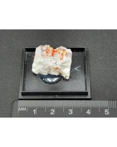 Trechmannite, Orpiment xls; Lengenbach Mine, Binntal, Valais, Switzerland; Min; unique piece