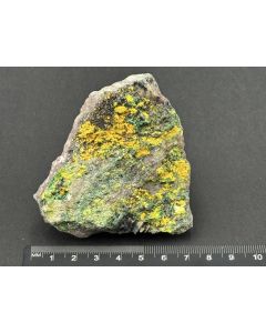 Meta-Tyuyamunite xls; Mashamba West Mine, Congo; Gerd Tremmel collection; Scab; unique piece
