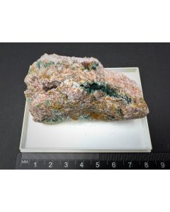 Reichenbachite xls; Reichenbach, Odenwald, Germany; Gerd Tremmel collection; Scab; unique piece
