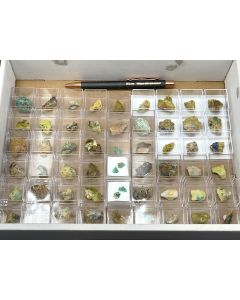 Philipsbornite etc. xls; Grandview Mine, Grand Canyon, AZ, USA; 1 unique half size flat