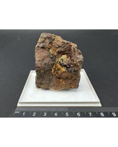 Cacoxenite xls; Rotläufchen Mine; Waldgirmes, Germany; Gerd Tremmel collection; Scab; unique piece