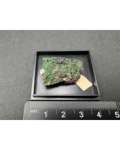 Bayldonite, Wulfenite xls; Tsumeb Mine, Otavi Mountains, Namibia; Ilse Baer collection; TN; unique piece
